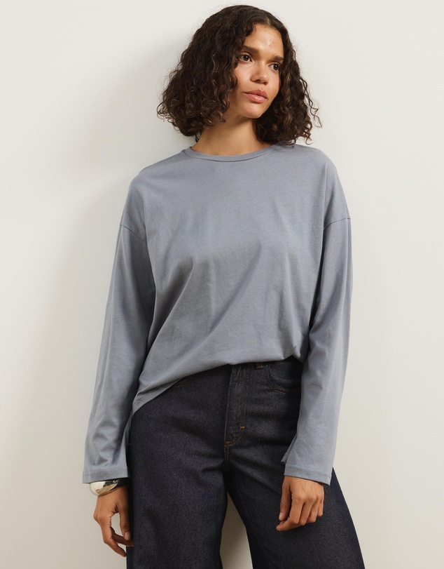 Atmos&Here - Long Sleeve Oversized T-Shirt