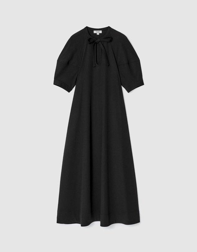 COS - Tie-Detail Maxi Dress