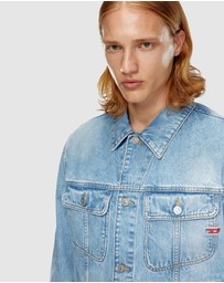Diesel - Regular-fit trucker jacket