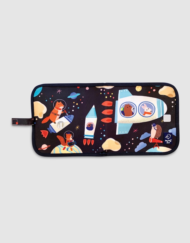Jaq Jaq - Jaq Jaq Bird -  Doodle It & Go Erasable Book - Jaq Jaq Bird & Friends - Spaceships
