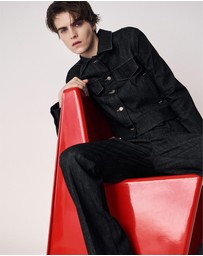M.N.G - Fitted Denim Jacket With Pockets