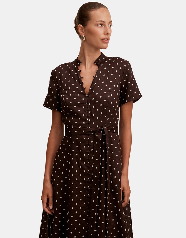 Forever New - Therese Short Sleeves Midi Dress
