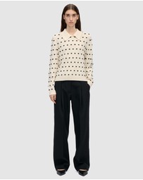 Stine Goya - Bobble Polo Collar Sweater