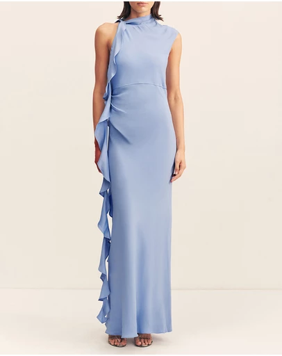 Shona Joy - Rio Draped Ruffle Maxi Dress