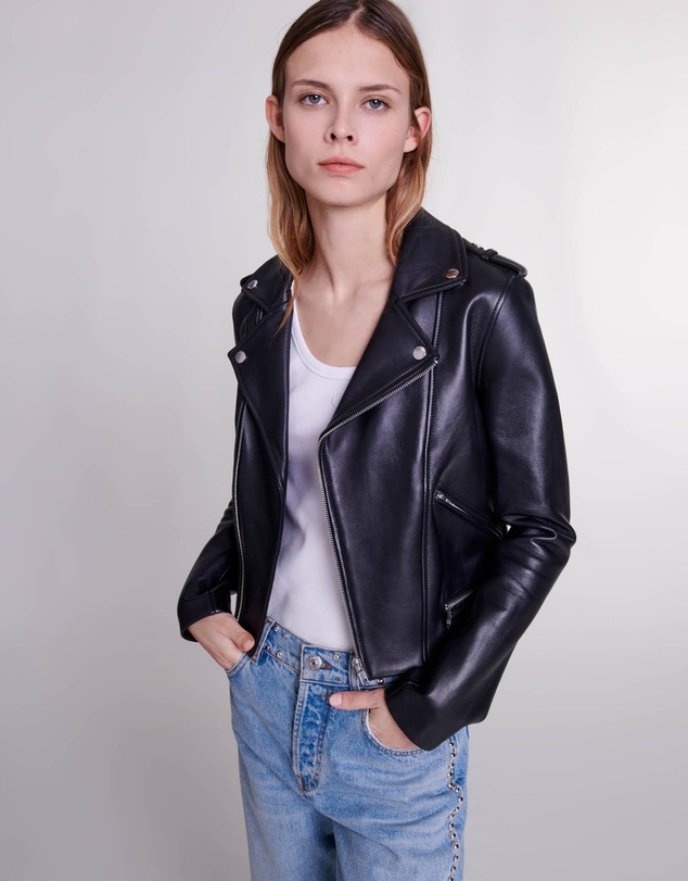 Maje - Basaltm Leather Jacket