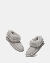 EVERAU - Australian Shepherd Ugg Homey Special Cow Suede Upper House Shoes