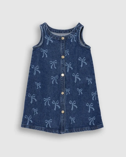 GAP - Aug Denim Jumper Dress - Babies-Kids