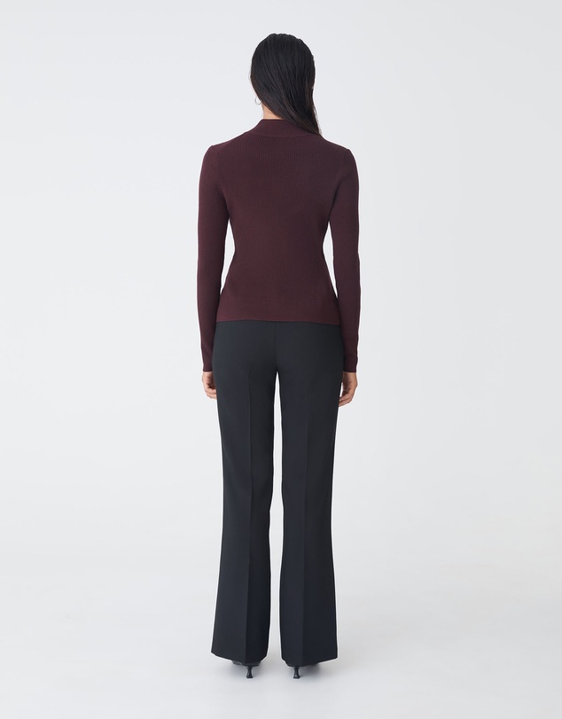 Forcast - Blake Ribbed Zip Cardigan