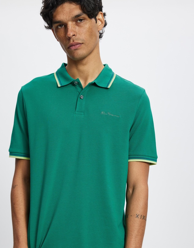 Ben Sherman - Organic Cotton Signature Pique Polo
