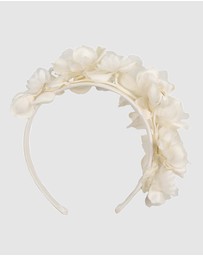 Max Alexander - Cream Flowers Fascinator