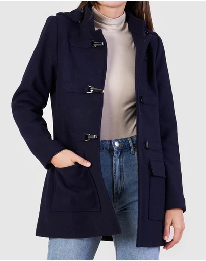 Amelius - Blaze Wool Hooded Jacket Coat