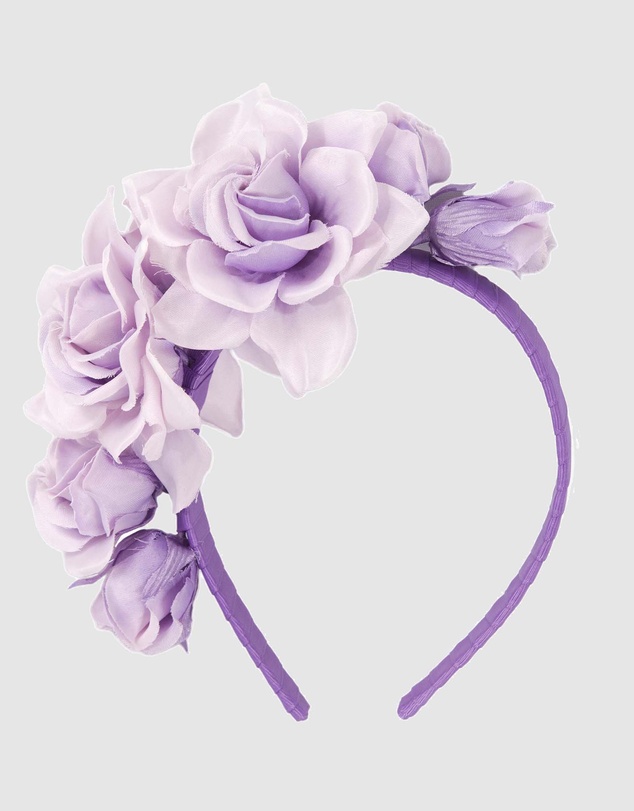 Max Alexander - Large Lilac Flower Headband Fascinator