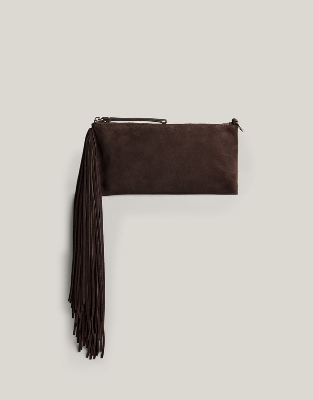Witchery - Dakota Fringe Leather Clutch