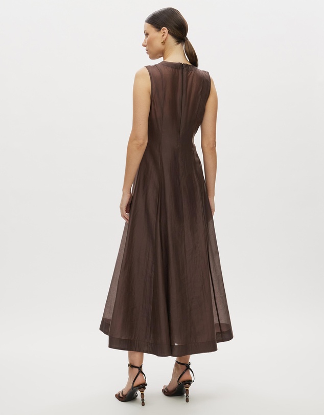 Minima Esenciales - Adelina Panel Sheer Maxi Dress