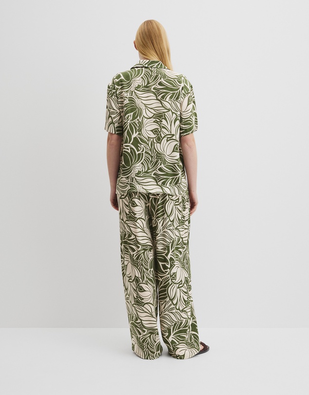 Country Road - Print Short Sleeve Cupro Shirt