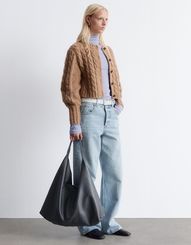 & Other Stories - Alpaca-Blend Cable-Knit Cardigan