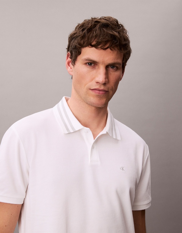 Calvin Klein Jeans - Casual Pique Classic Tipped Polo Shirt