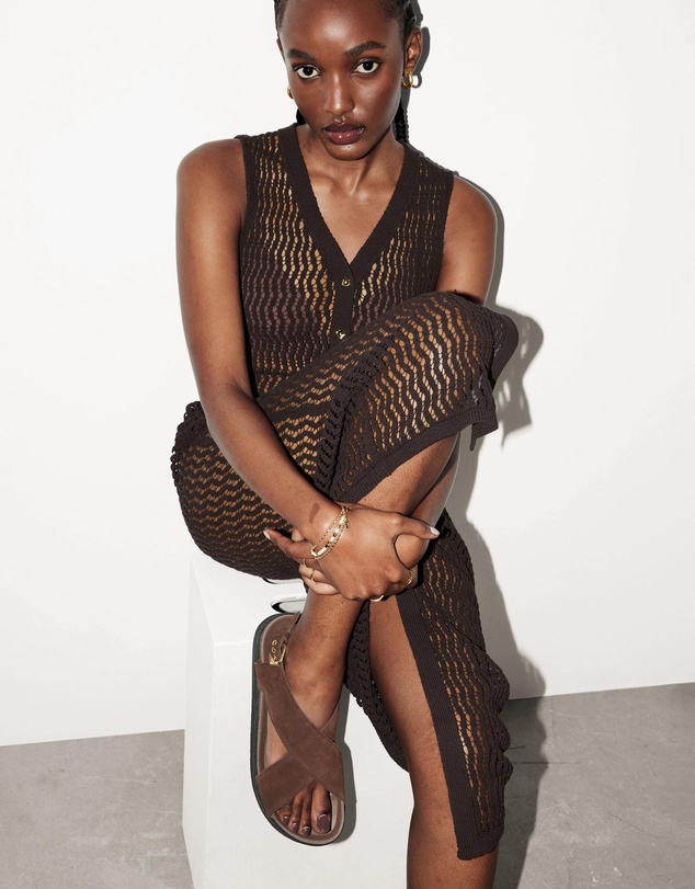 & Other Stories - Criss-Cross Leather Sandals