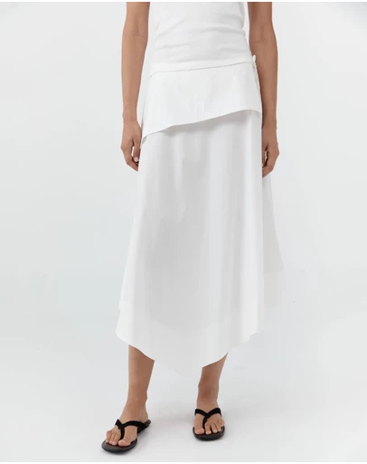 St. Agni - Detachable Belt Asymm Skirt