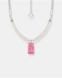THOMAS SABO - HARIBO Pink Bear Pearl Necklace