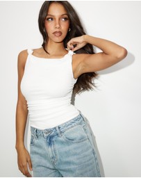 Dazie - Tyler Ruched Jersey Body Suit
