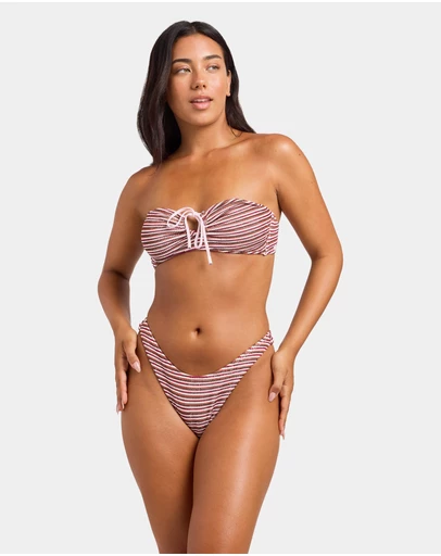 Roxy - Womens Daphne Bandeau Bikini Top