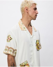 Camilla - SS Camp Collared Shirt