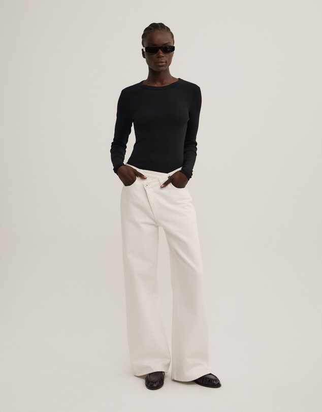 Witchery - Crew Rib Long Sleeve Top