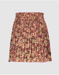 Like FLO - Floral Pleated Skirt - Kids-Teens