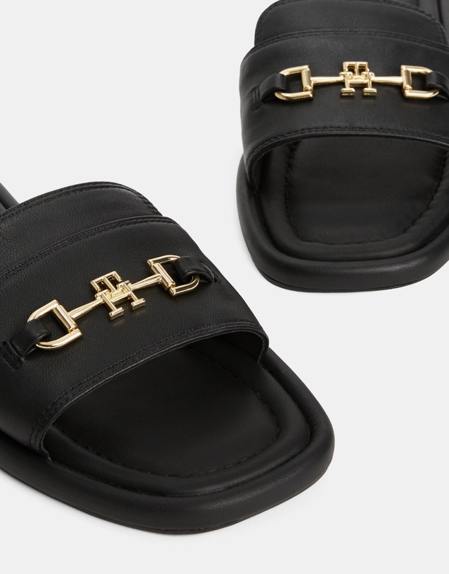 Tommy Hilfiger - Leather Horsebit Mules - Women's