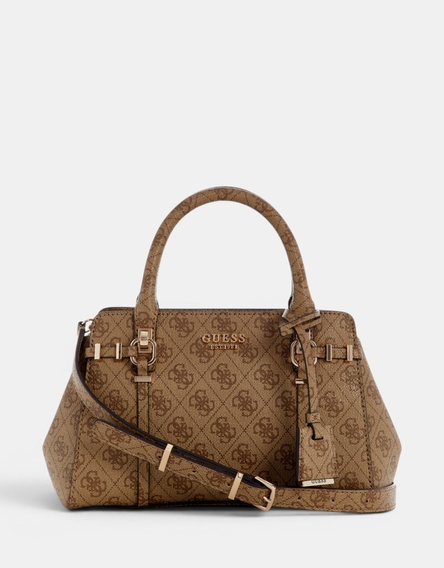 GUESS - Leona Logo Small Multi Compartment Satchel Bag
