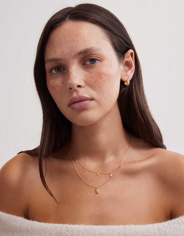 Kirstin Ash - Guiding Star Etched Hoops
