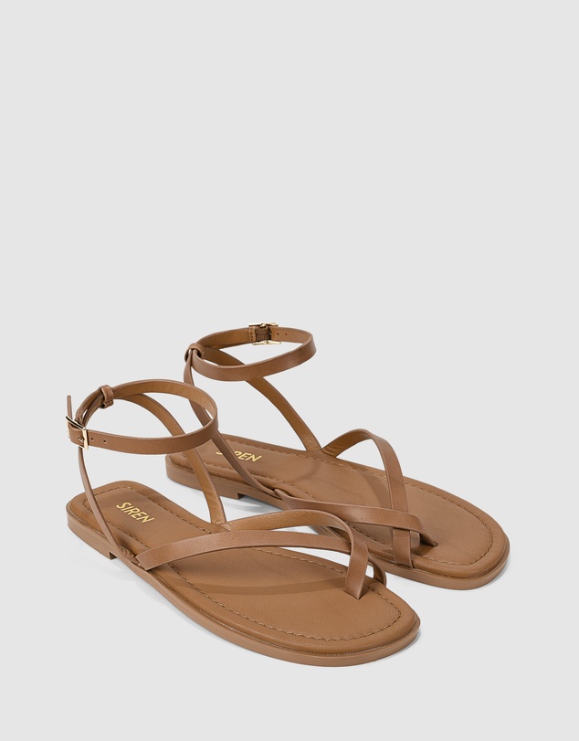 Siren - Merry Strappy Flat Sandals