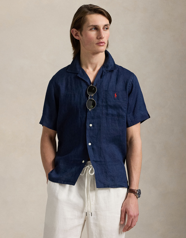 Polo Ralph Lauren - ICONIC EXCLUSIVE - Classic Fit Linen Camp Shirt
