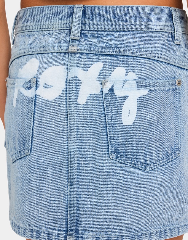 Roxy - Girls 8 to 16 Backslider Denim Mini Skirt
