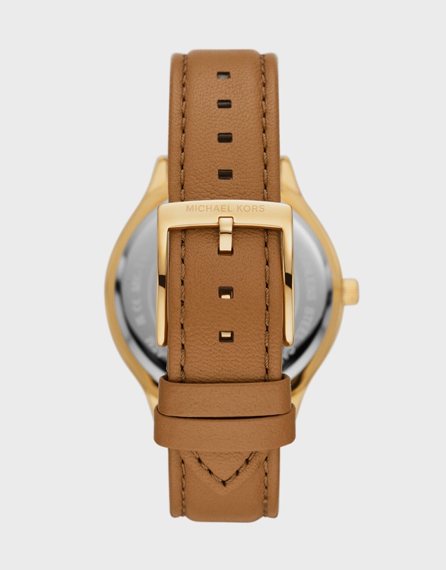 Michael Kors - Slim Runway Brown Analogue Watch