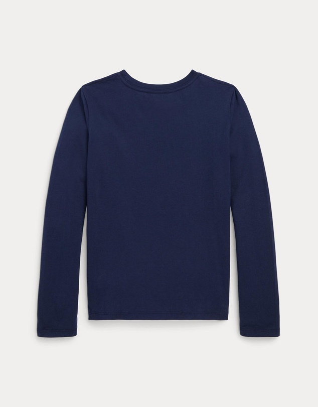 Polo Ralph Lauren - Cotton Jersey LS Tee - ICONIC EXCLUISVE - Teens