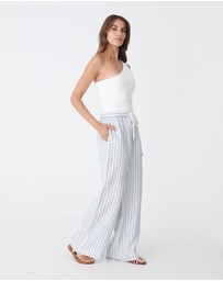 Forcast - Milos Wide Leg Linen Pants