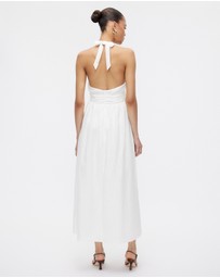 Minima Esenciales - Thalia Halter Midi Dress