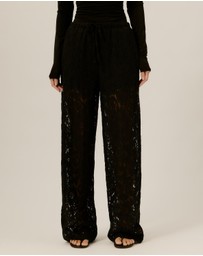 Tussah - Skylar Wide Leg Lace Pants