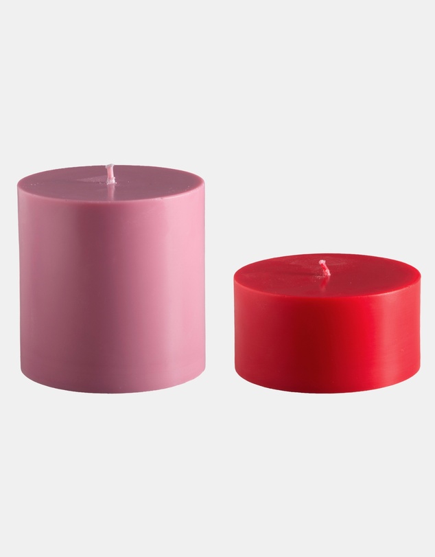 porter green - escc large pillar candle soy-blend unscented candles