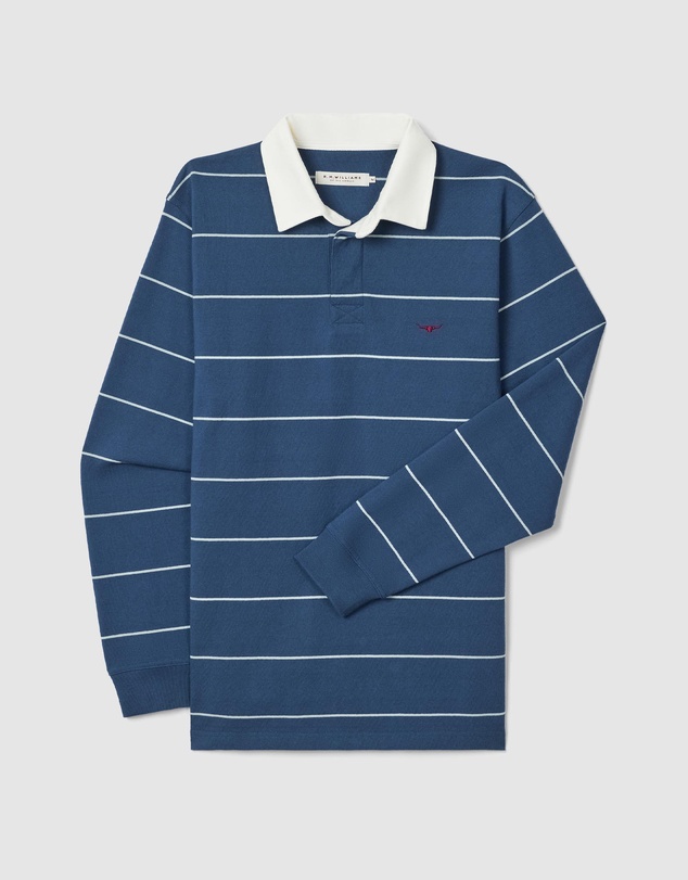 R.M.Williams - Albany Stripe Rugby Polo