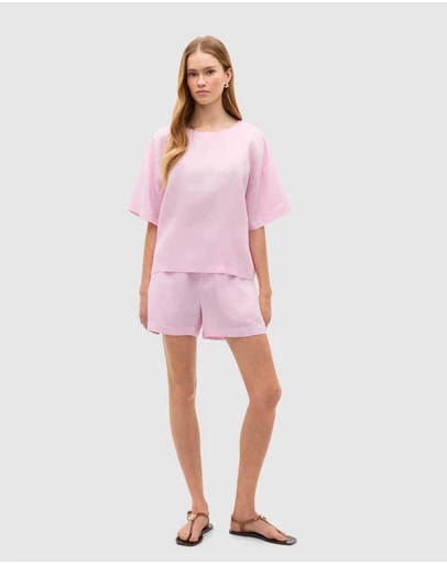 Seed Heritage - Core Linen Relaxed Tee