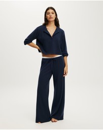 Cotton On Body - Super Soft Waffle Henley Top