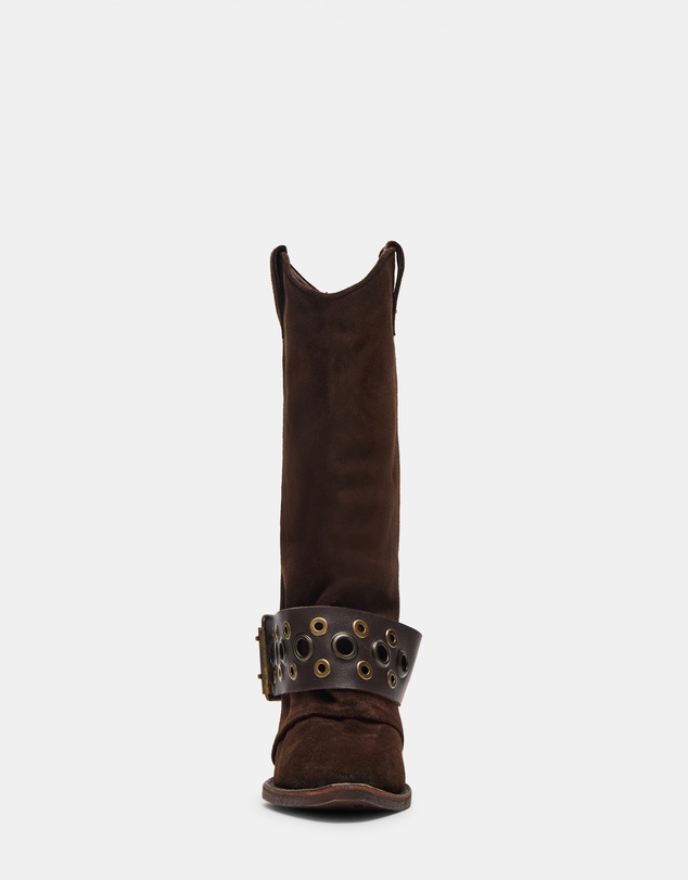 Steve Madden - Ashwood Brown Suede Boots