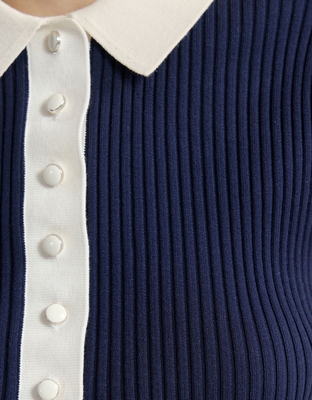 Oxford - Monique Rib Polo Knit