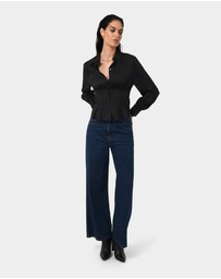 Forcast - Paige Gathered Shirt