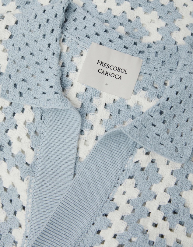 Frescobol Carioca - Pinto Cotton Crochet SS Cardigan