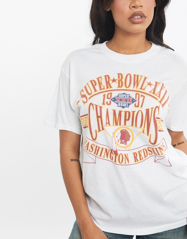 Vintage by The Real Deal - Pre Loved - Vintage 1987 NFL Washington Redskins Super Bowl Tee