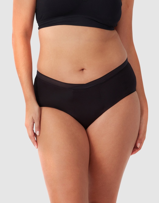 Love Luna - 3 Pack Women's Bamboo Period Hi-Waisted Brief